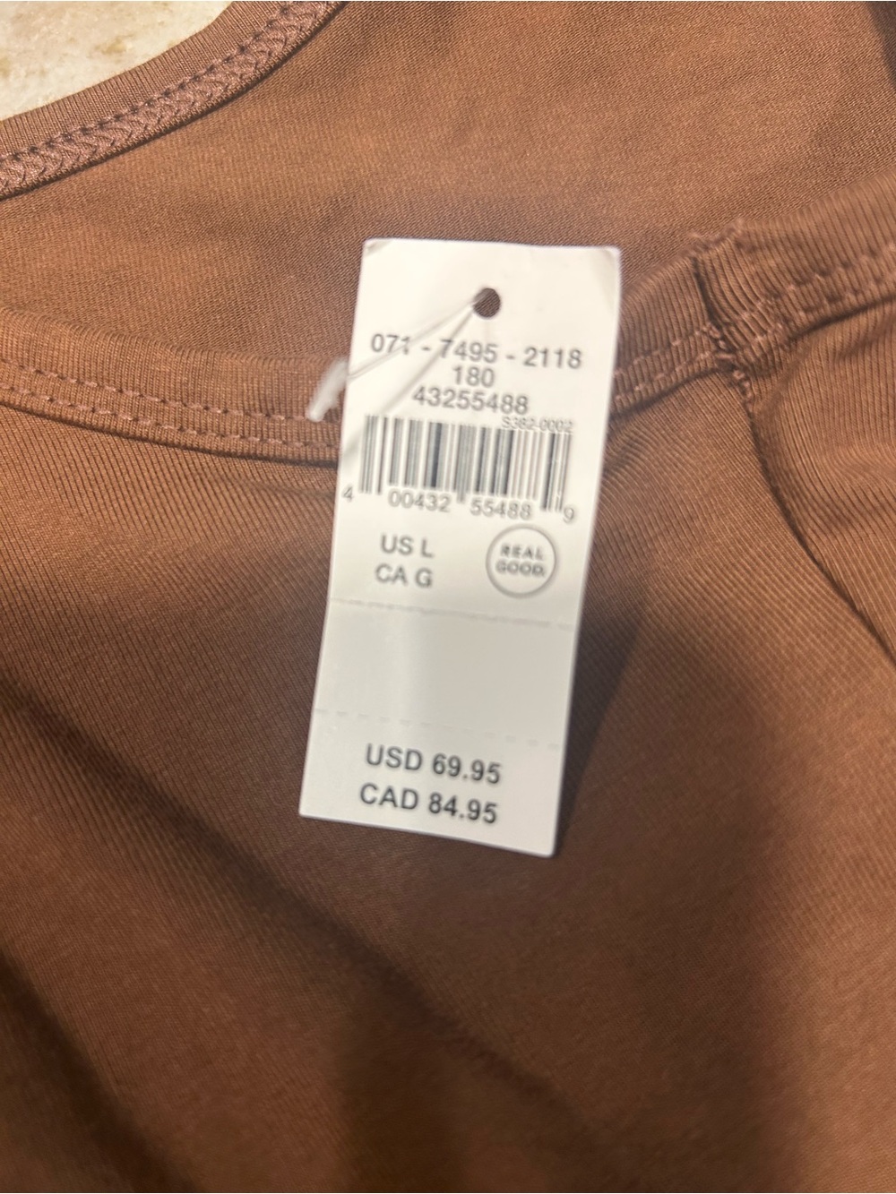 Aerie At The Barre Midi BOW Dress with Pockets Size LARGE Brown Universe NEW WT - Picture 6 of 11